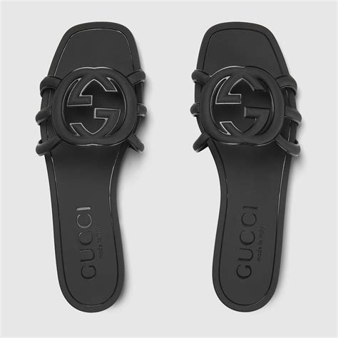 gucci women's interlocking g slide sandal